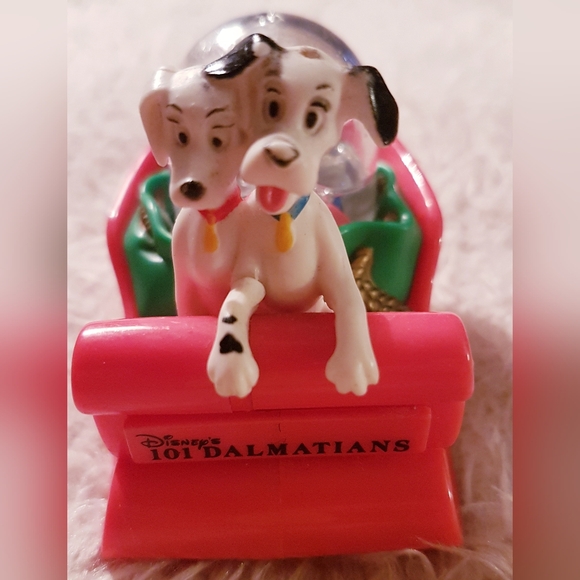 1996 101 Dalmatians Snow Globe Holiday Figure Disney McDonald's Toy TLC - Picture 8 of 16